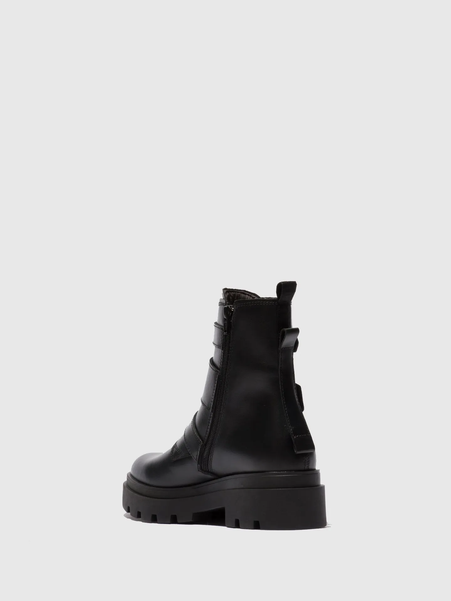 Buckle Ankle Boots JEDA817FLY NAPPA BLACK