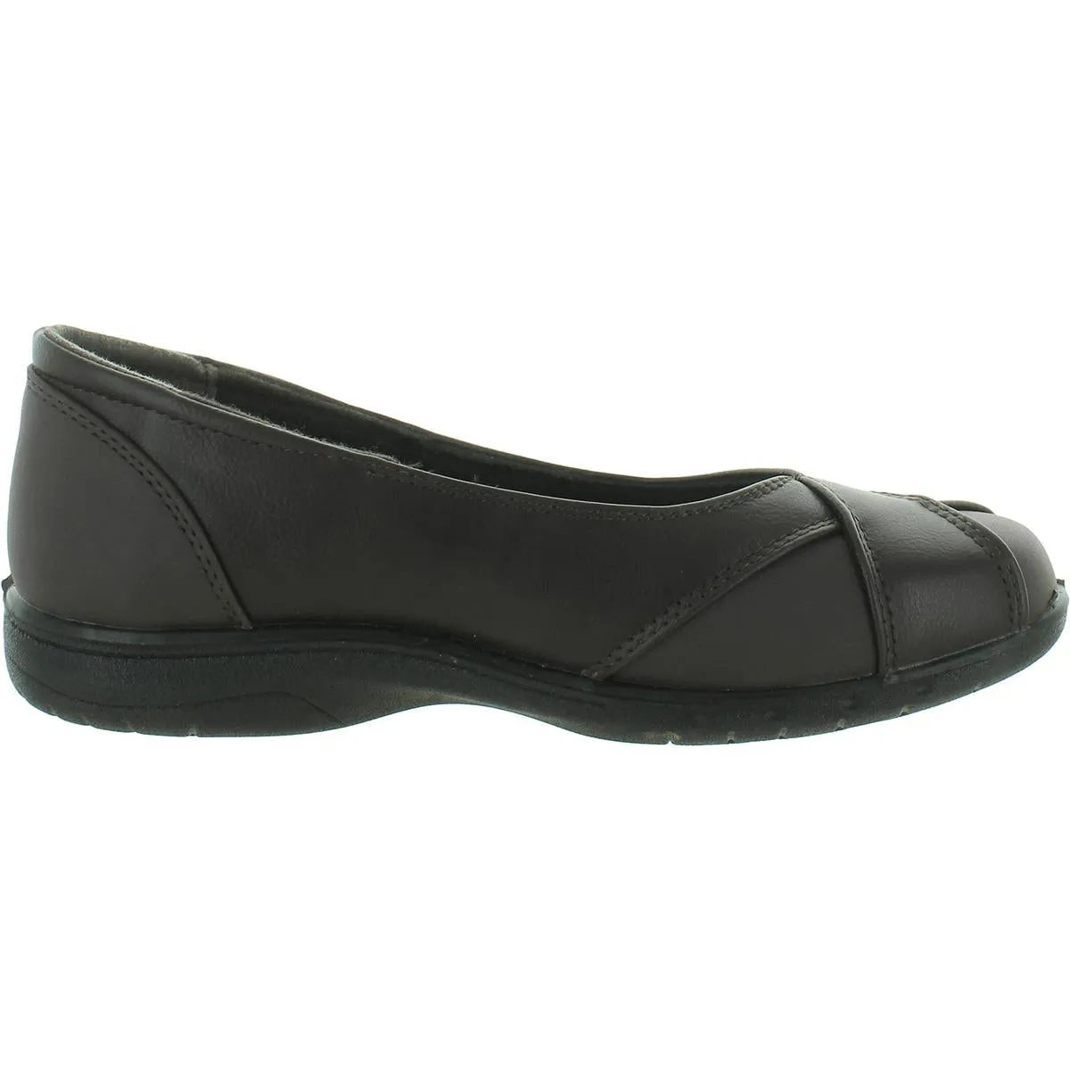 Easy Street Womens Faux Leather Comfort Loafers
