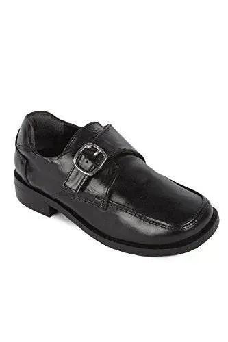 Martin Kids Leather Oxford Buckle Shoes