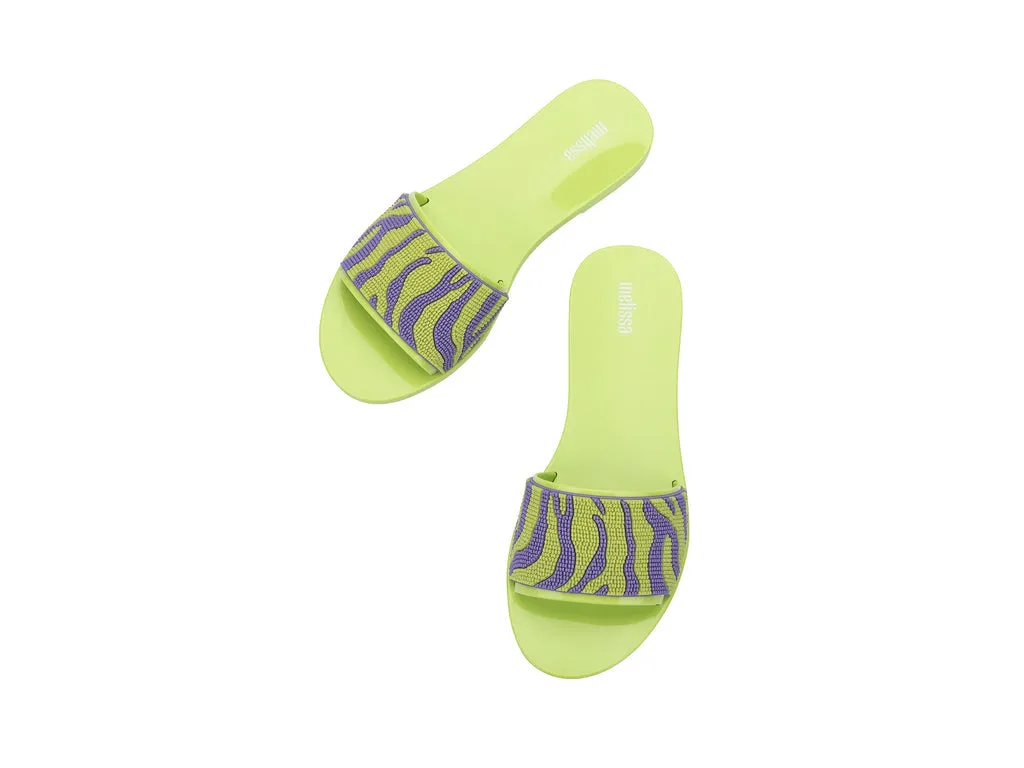 Melissa Savage SlIde AD Green/Lilac Slipons