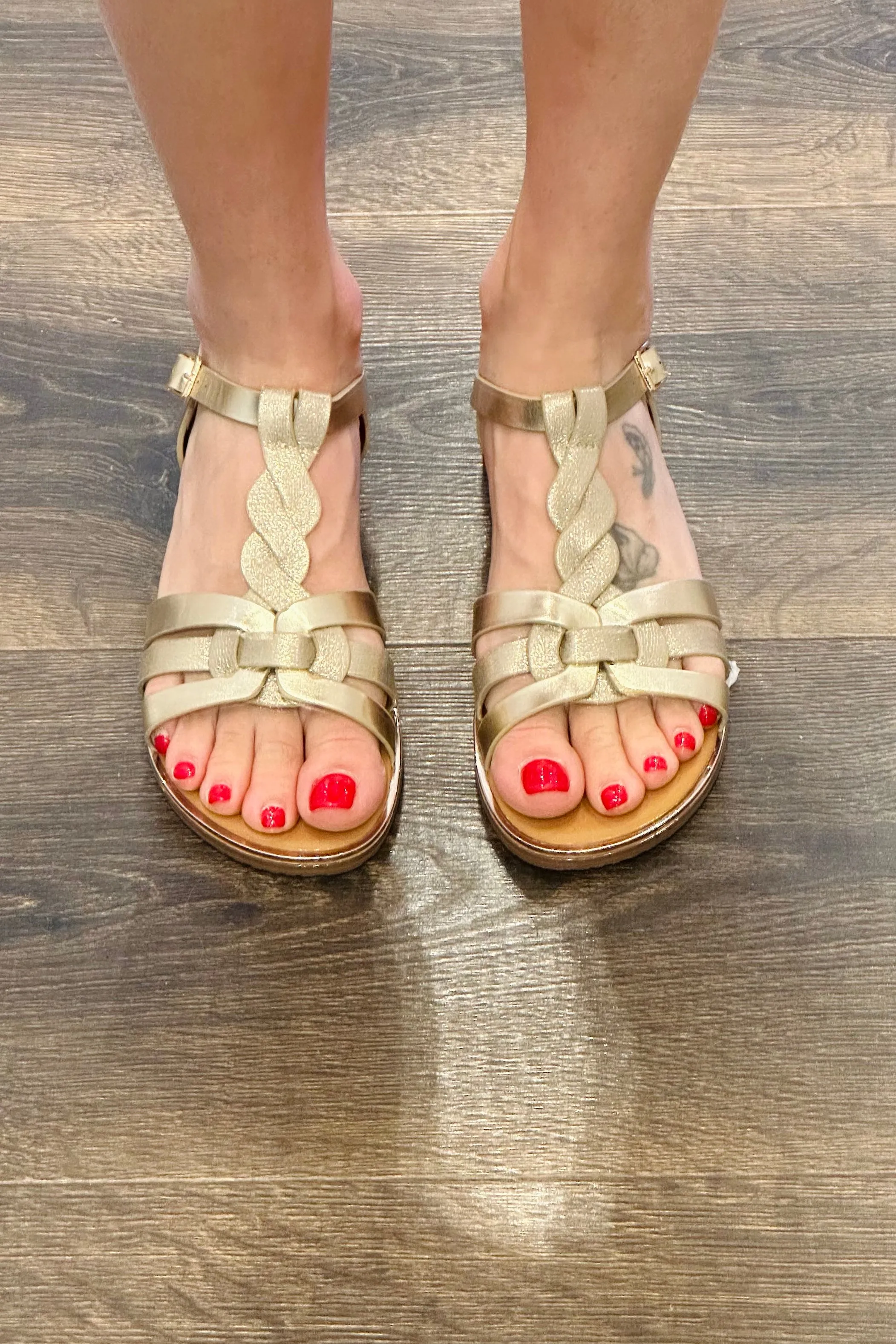 Plait Flat Sandal