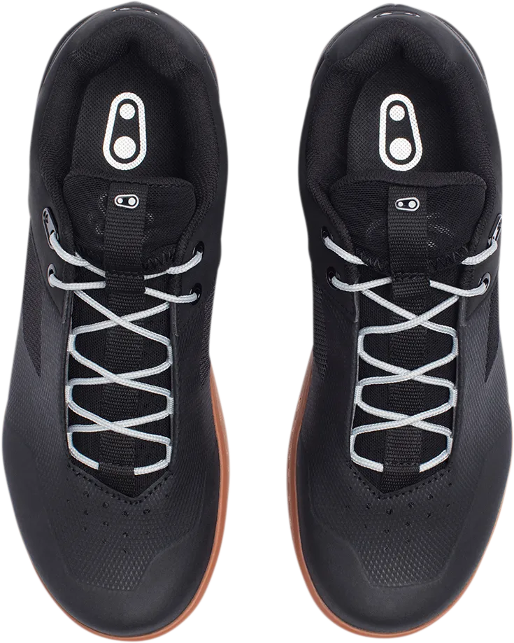 Stamp Lace Shoes - Black/Silver - US 11